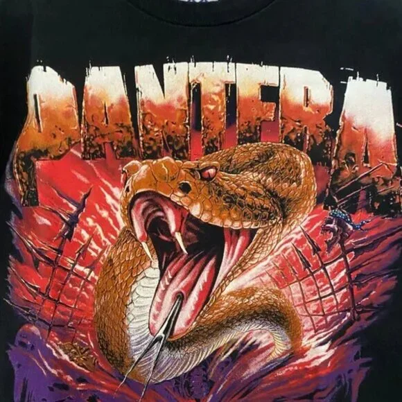 vintage 1998 pantera snake tshirt size medium - Picture 2 of 6